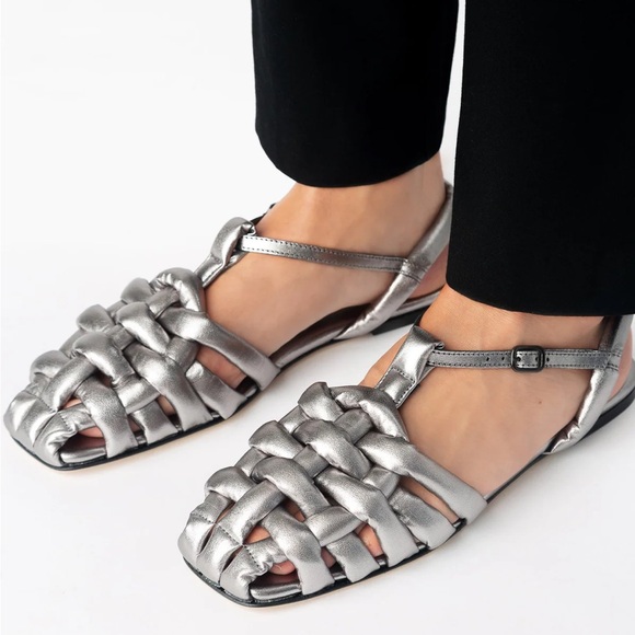 Bontre Silver Sandals - Picture 1 of 7